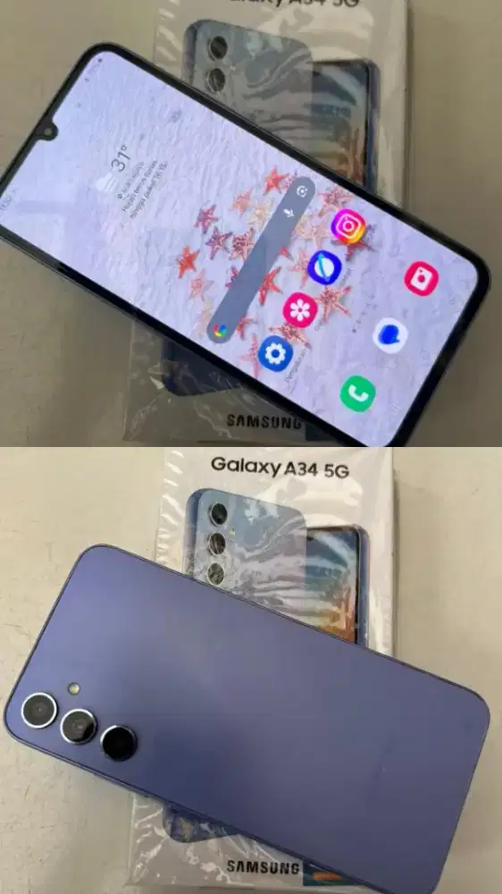 Di jual cepat handphone samsung A34