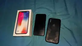 Dibaca iphone x 64gb black hp dan dus aja