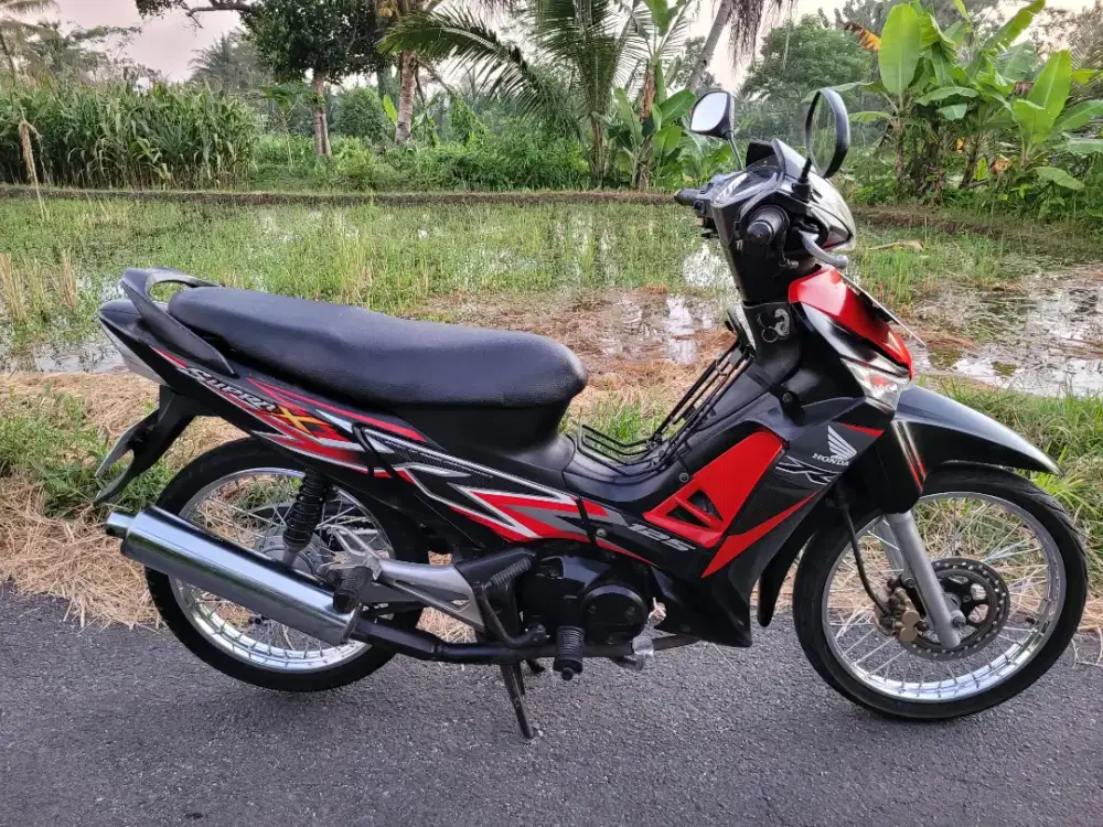 Supra X 125 2013 karbu plat AB sleman