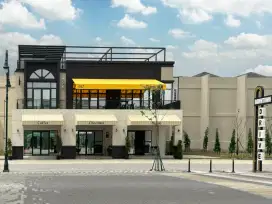 Ruko Downtown Drive Hadap Jalan Boulevard di Gading Serpong