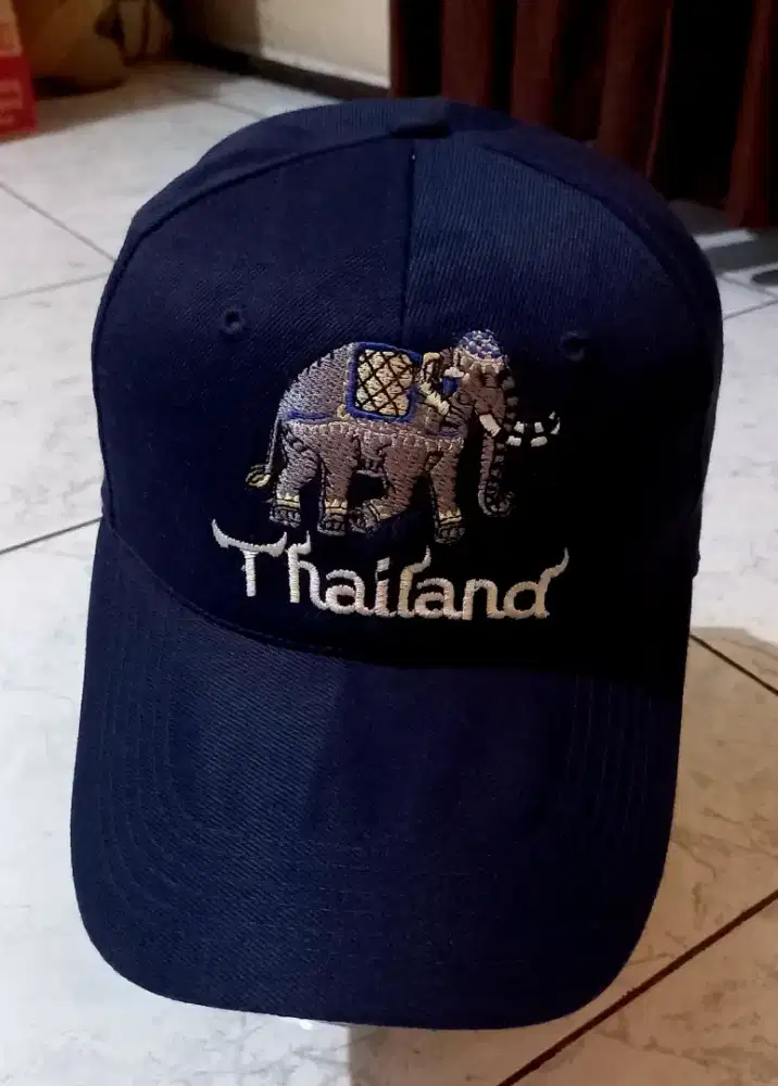 Topi Logo Gajah Thailand Original Second Navy
