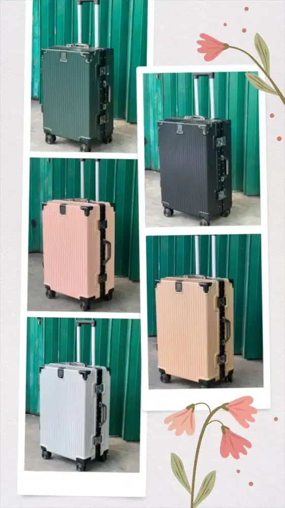 Ready!Koper Polycarbonate Tanpa Resleting Size 18