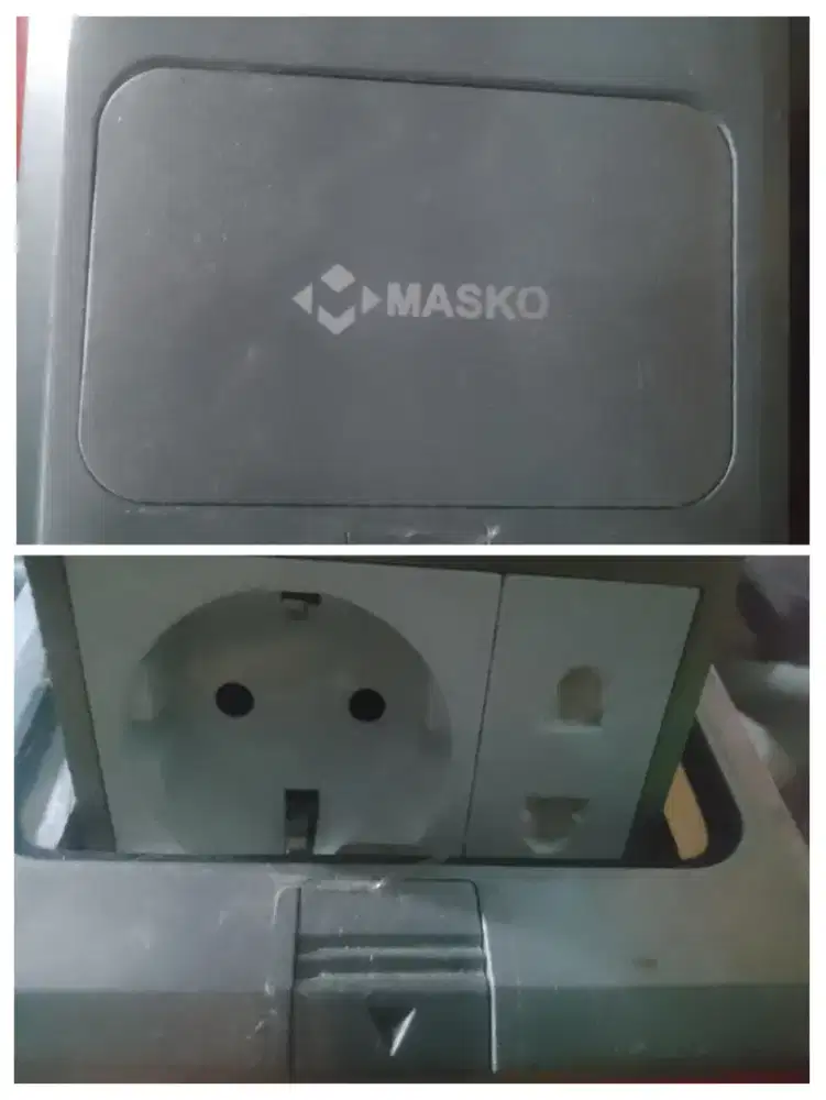 Ready!!Stop Kontak Lantai Merek Masko