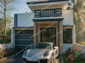 Rumah Modern Plafon Tinggi 5 Meter Lokasi Premium Dieng – SHM & PBG