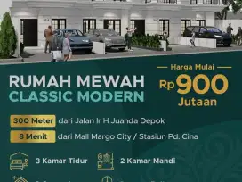 Jual Rumah di juanda Depok Dekat Mall Detos dan Tol Cijago