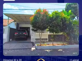 JUAL RUMAH RUNGKUT KIDUL SURABAYA SIAP HUNI SHM 1 LANTAI DKT TOL MERR
