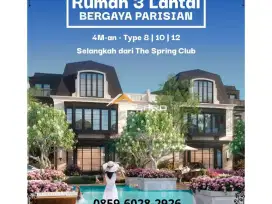 Rumah Eropa Modern Pusat Gading Serpong Hanya di Bellefont Summarecon