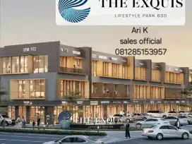 Ruko Exquis bsd city hadap jalan dimana lg 3lantai 3,2M Dp 10% subsidi
