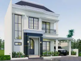 Hunian 2 Lantai Mewah dengan Desain Elegan dan Modern di Jogja