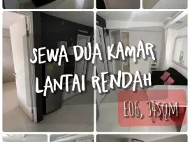 Sewa tahunan unit lantai rendah apartment Bassura City tower Edelweiss