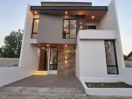 RUMAH MODERN 2 LANTAI DI NGAGLIK DEKAT SEKOLAH AL AZHAR CAIRO