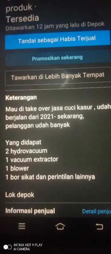 Hydrovacuum, vacuum extractor, blower
