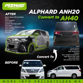 Paket Upgrade Toyota Alphard ANH20 Ke Model ANH40