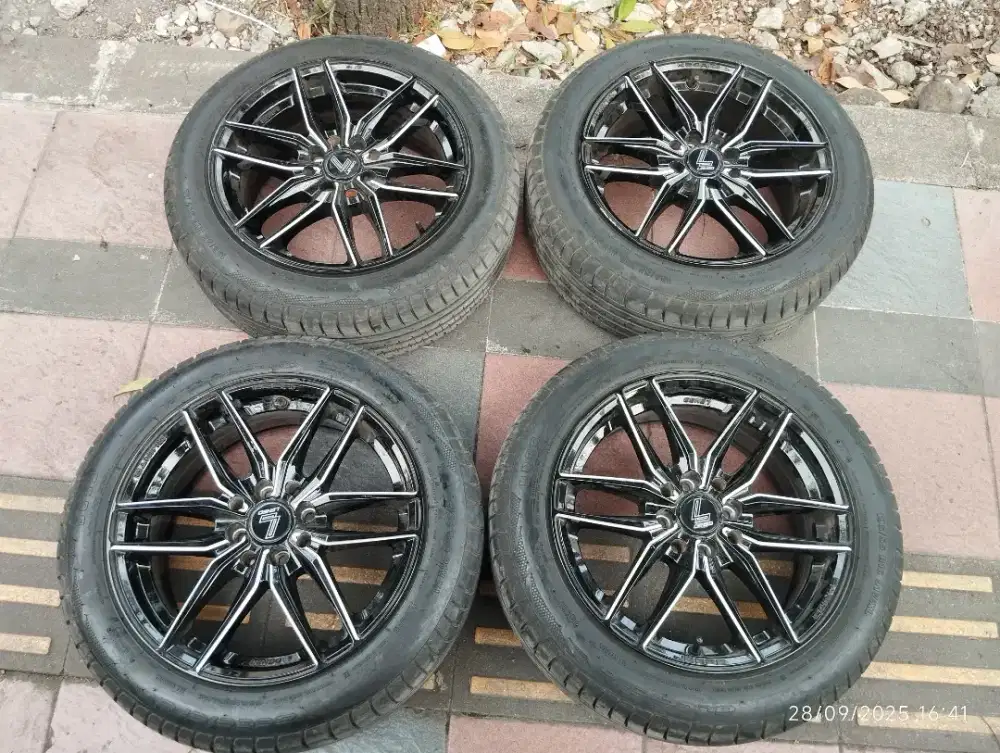 Velg Lenso Ring 16 dobel pcd 4x100&114 ban 99%