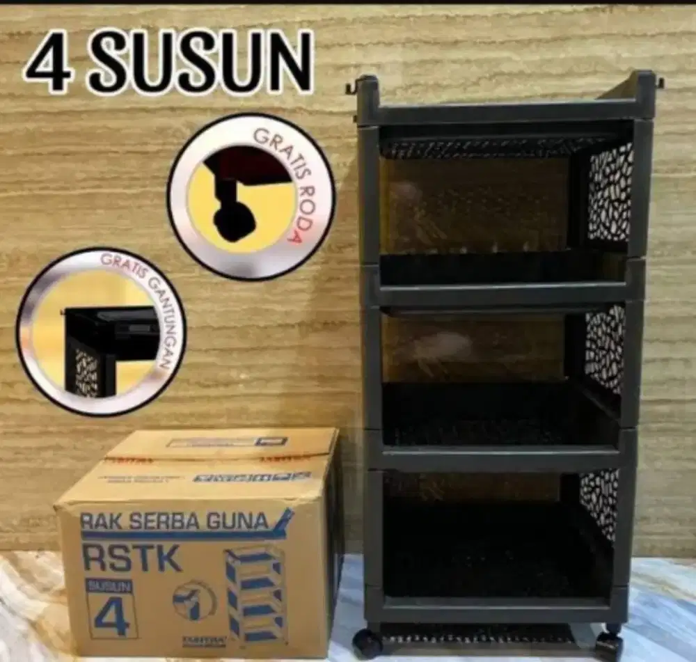 Rak apartemen 4 susun kokoh