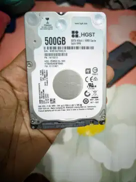 Hard Disk 500Gb