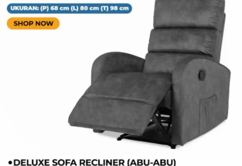 Sofa Recliner (new) murah