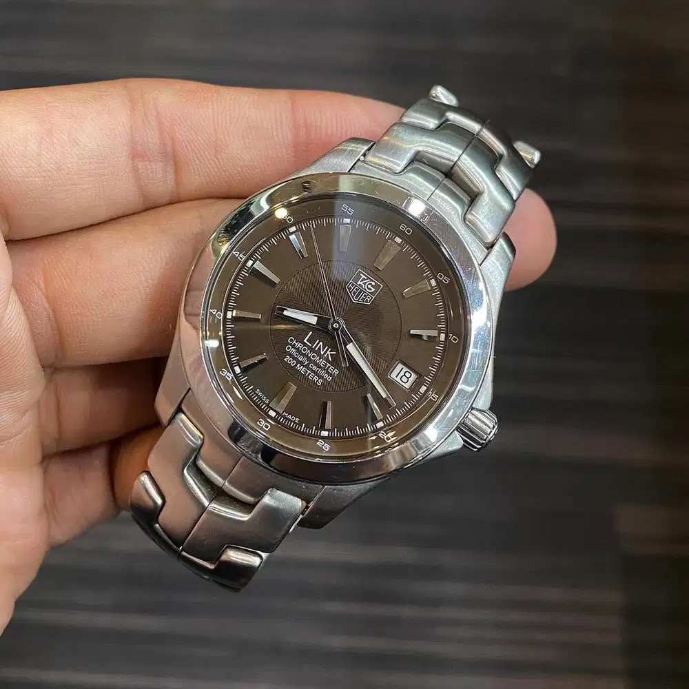 Tag Heuer Link Chronometer Brown Dial Ref. WJF5112 Automatic 39mm