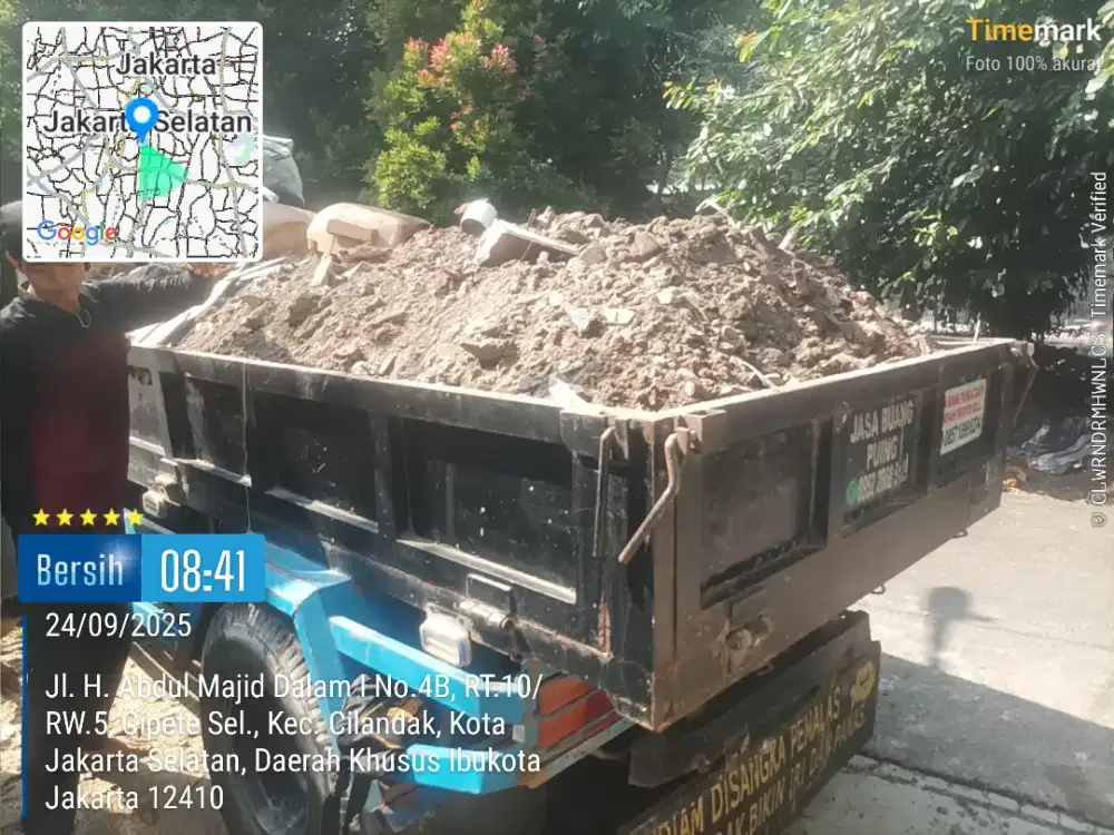 Jasa angkut puing dan buang sampah