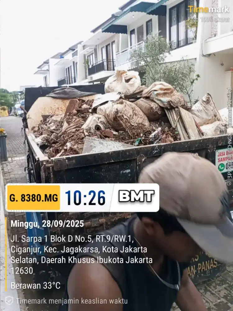 Jasa angkut puing dan buang sampah