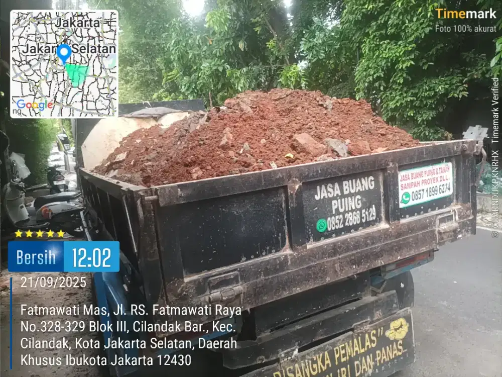 Jasa angkut puing dan sampah