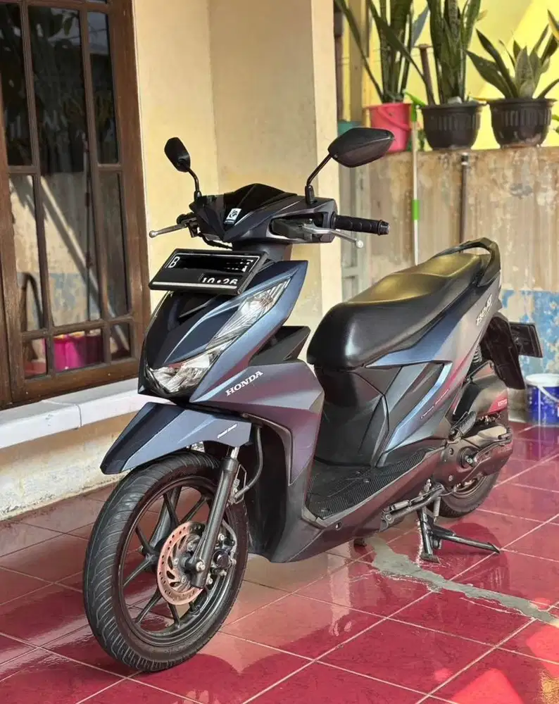 HONDA BEAT DELUXE 2021 BIRU