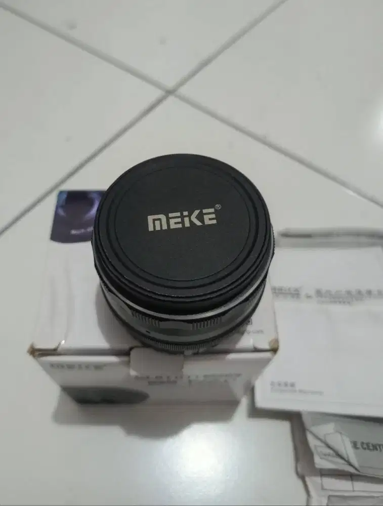 Lensa Manual / Fix Meike 50mm-f2.0 APSC for Fujifilm Fullset Murah