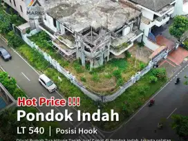 Dijual Cepat Rumah Tua Hitung Tanah di Pondok Indah Jakarta Selatan