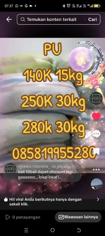Paket usaha lokal