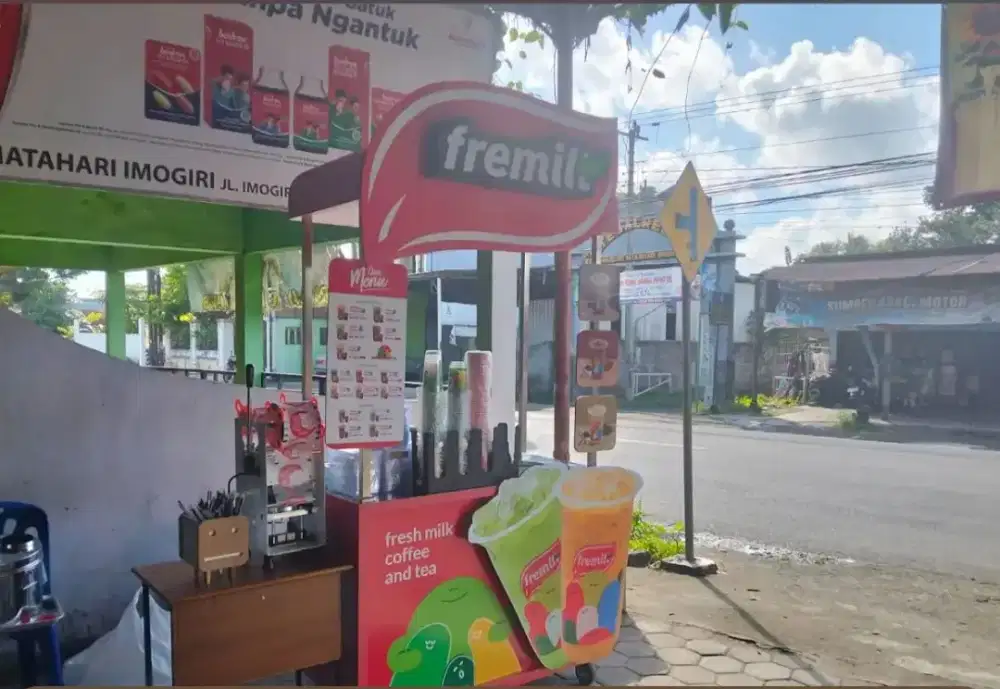 Jaga booth minuman
