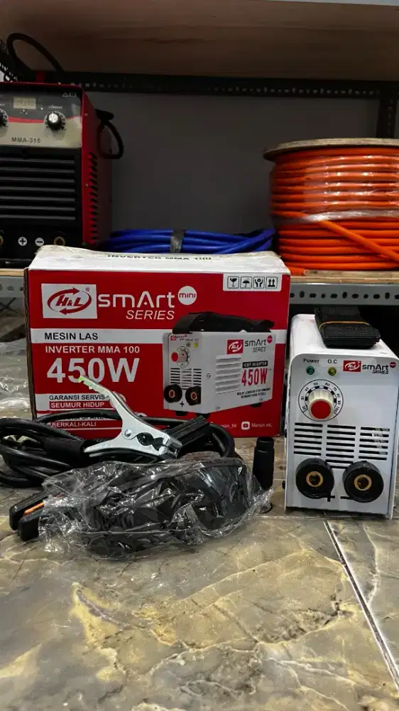 MESIN LAS 450WATT SMART HNL MESIN LAS MMA SMAW STIK 100 AMPERE