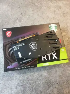 Vga msi GeForce rtx 3060 12gb fullset no minus Pemakaian sendiri