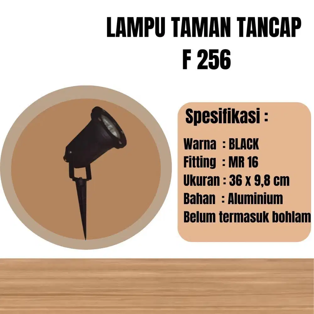 Lampu Taman Tancap