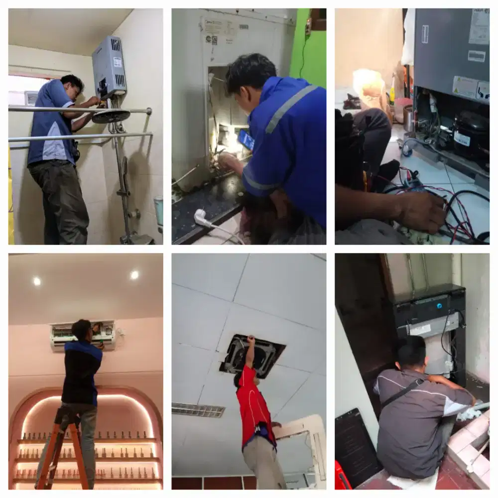 SERVICE AC MESIN CUCI KULKAS DISPENSER WATER HEATER DLL BERGARANSI