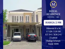 Rumah Royal Residence Wiyung Surabaya Barat dkt Taman Pondok Indah
