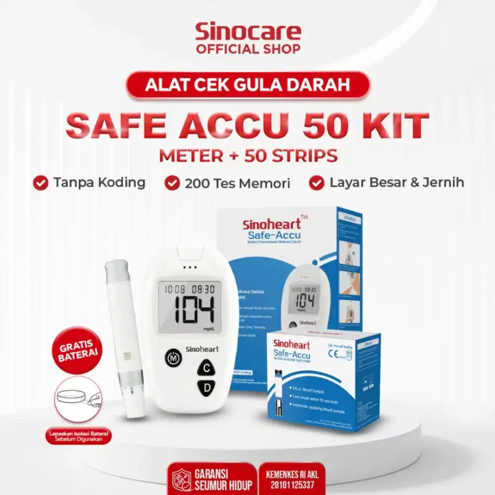 Alat Pemeriksaan Gula Darah Sinocare