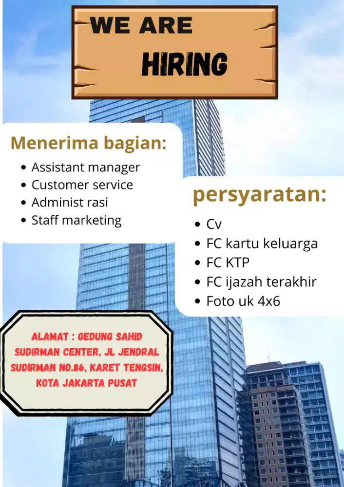 urgenly open loker Jabodetabek