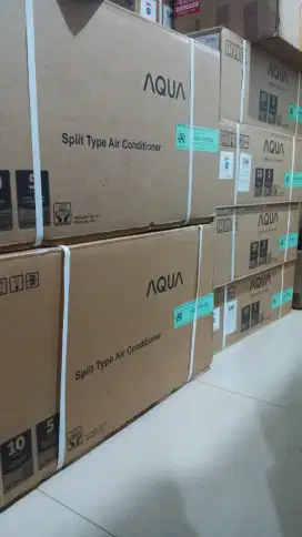 PROMO!! AC AQUA 1/2PK, BARU GARANSI RESMI