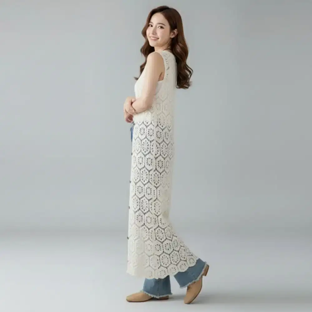Giana Outer Crochet Panjang Wanita - Style Kekinian & Elegan