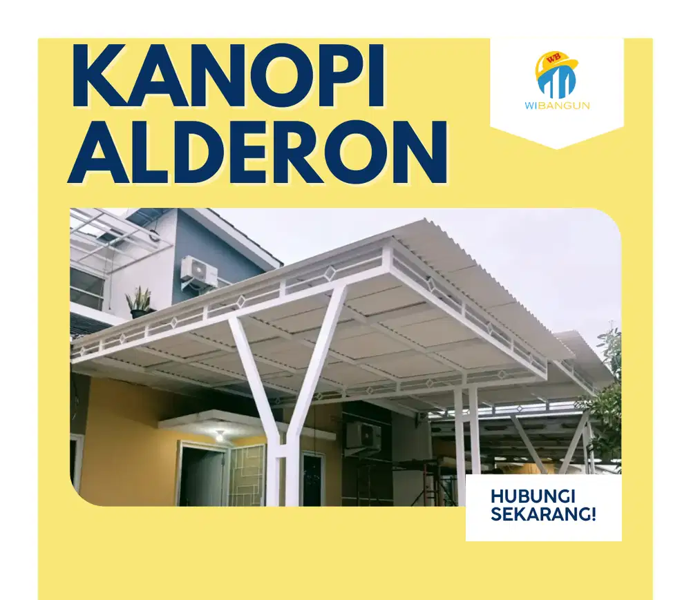 KANOPI ALDERON RANGKA BAJA