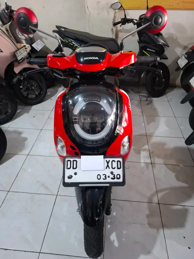 Honda Scoopy new 110cc 2025 merah hitam