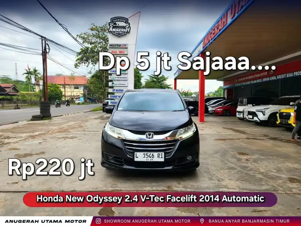 Dp 5jt Honda Odyssey 2.4 V-Tec Facelift AT 2014