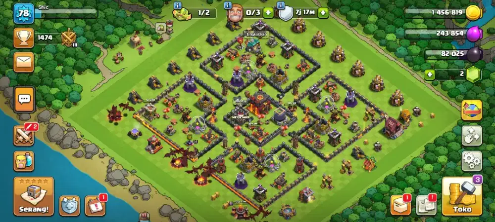 Akun coc th 10 semi max