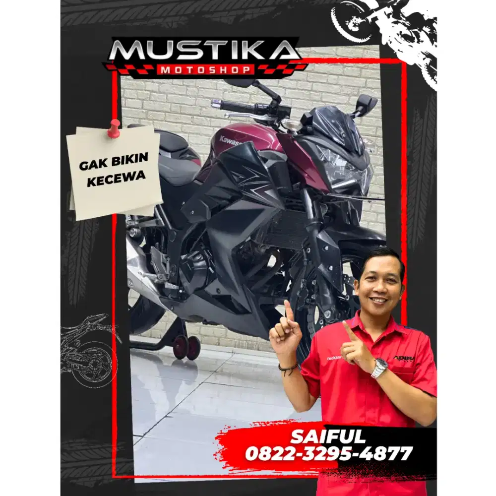 Perfect Condition!!Kawasaki Z250 Se 2016 Plat Jatim Mulus-Mustika