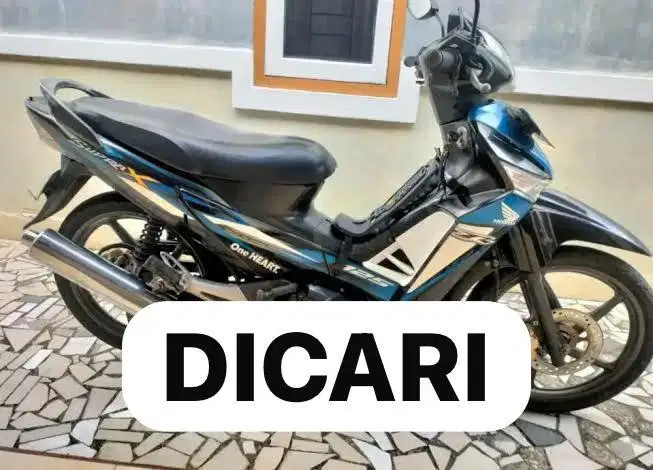 Di Cari Supra X 125 Double Disk DD Tahun 2012 Ke Atas Supra X 2014