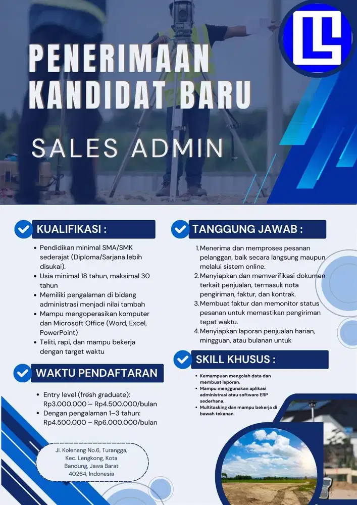 Sales Admin Kantor