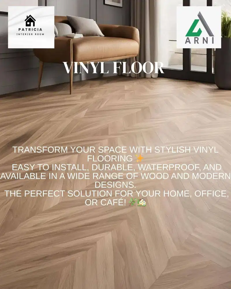 Vinyl Floor Youra | 2mm & 3mm | Elegant dan nyaman