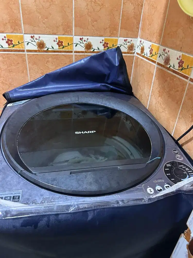 Mesin cuci Sharp 1 Tabung 10kg ES-M1008T SAK