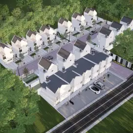 Cluster rumah 2 lantai hanya 13 unit luas tanah 105 m²