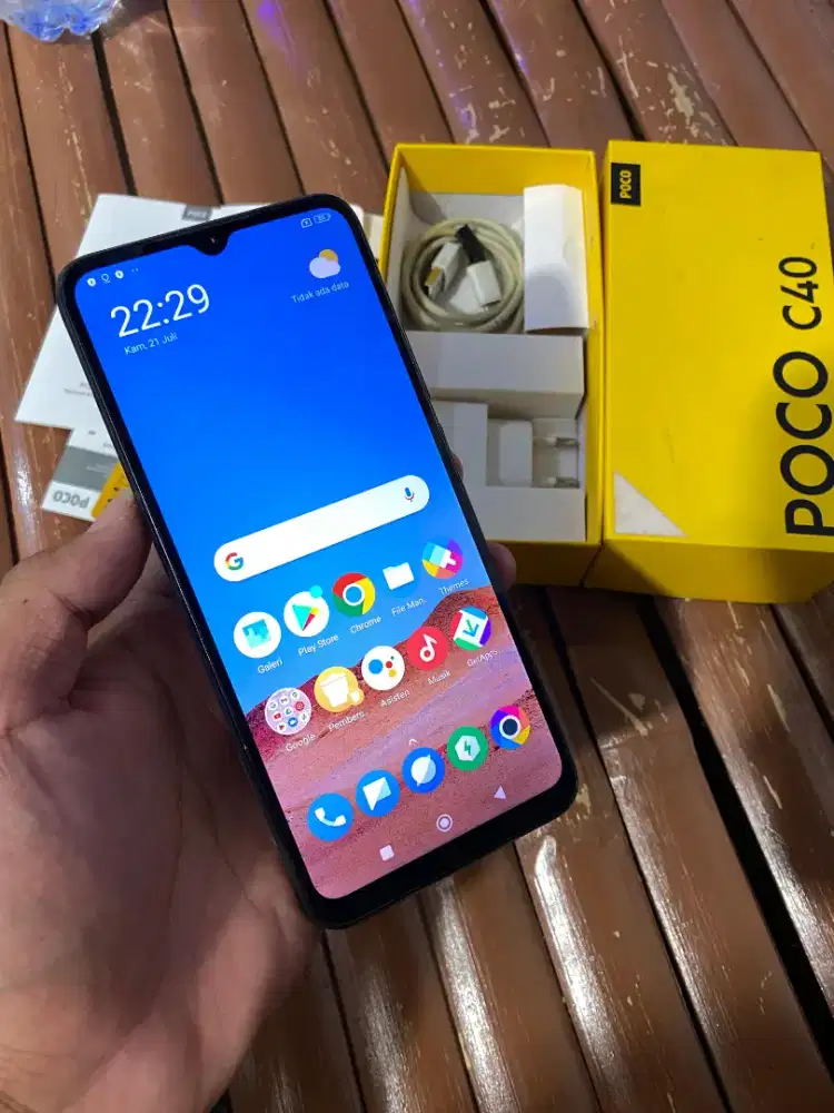 Poco c40 4/64gb lengkap